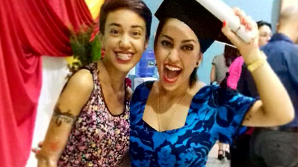 Foto - Mais uma jovem formada! 